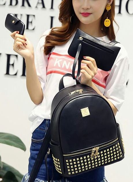 Rucsac dama negru 3 in 1 Dolly